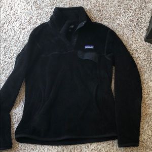 Paragonia Black Fuzzy Pullover